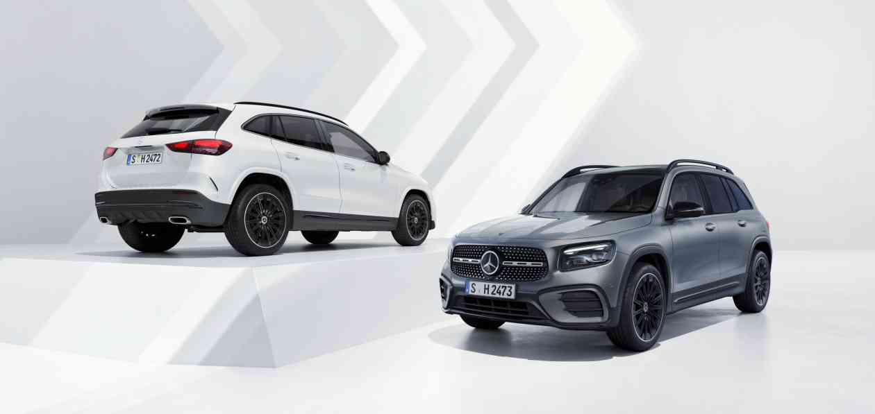 Mercedes-Benz GLA and GLB tried on the latest updates before retirement