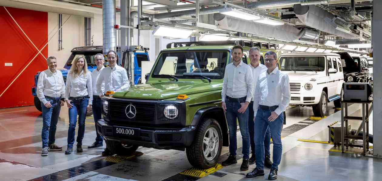 Half a millionth “Gelendvagen” rolled off the assembly line